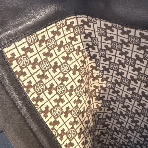 TORY BURCH BROWN LEATHER RIDING BOOTS SIZE 10 like new condition - Picture 7 of 9